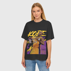 Женская футболка oversize 3D Kobe Bryant - фото 2