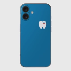 Чехол для iPhone 16 силиконовый с защитой камеры Стоматолог