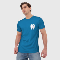 Мужская футболка 3D Стоматолог - фото 2