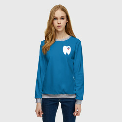 Женский свитшот 3D Стоматолог - фото 2