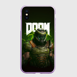 Чехол для iPhone XS Max матовый Doom Eternal