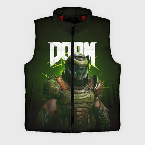Мужской жилет утепленный 3D Doom Eternal