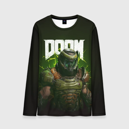 Мужской лонгслив 3D Doom Eternal