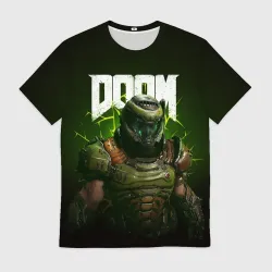 Мужская футболка 3D Doom Eternal