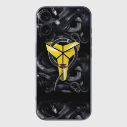 Чехол для iPhone 16 силиконовый с защитой камеры Los Angeles LakersKobe Bryan
