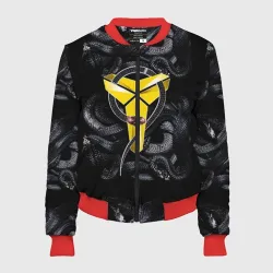 Женский бомбер 3D Los Angeles LakersKobe Bryan