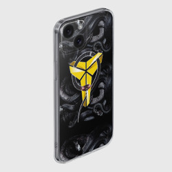 Чехол для iPhone 15 силиконовый с защитой камеры Los Angeles LakersKobe Bryan - фото 2