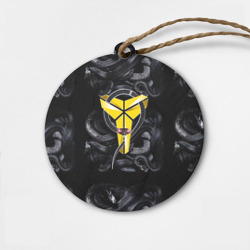 Деревянная игрушка круг Los Angeles LakersKobe Bryan