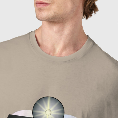 Мужская футболка хлопок Подарок стоматологу, цвет миндальный - фото 6