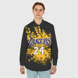 Мужская рубашка oversize 3D Kobe Bryant - фото 2