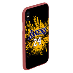 Чехол для iPhone XS Max матовый Kobe Bryant - фото 2