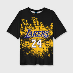 Женская футболка oversize 3D Kobe Bryant