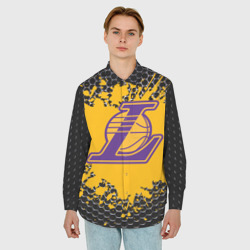 Мужская рубашка oversize 3D Kobe Bryant - фото 2