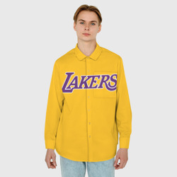 Мужская рубашка oversize 3D Kobe Bryant - фото 2