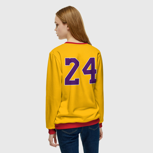 Женский свитшот 3D с принтом Kobe Bryant, вид сзади #2