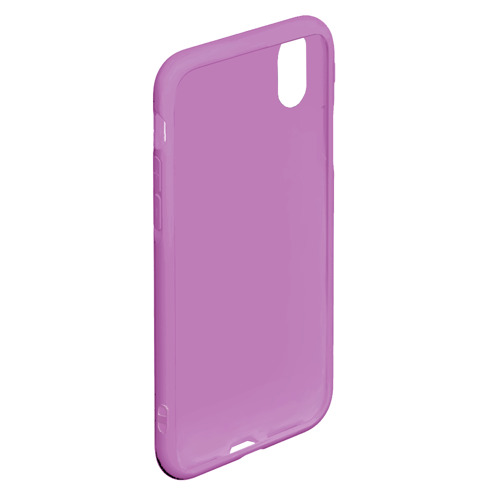 Чехол для iPhone XR матовый Rowers, цвет фиолетовый - фото 4