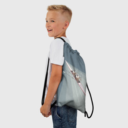 Рюкзак с принтом Академические гребцы для любого человека, вид спереди №2. Цвет основы: белый