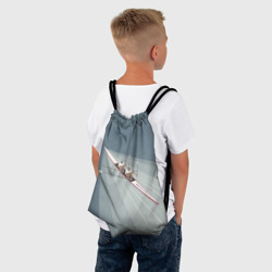 Рюкзак с принтом Академические гребцы для любого человека, вид спереди №3. Цвет основы: белый