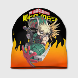 Шапка 3D My hero academia яркое пламя