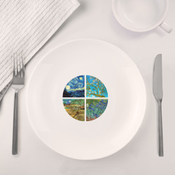 Набор: тарелка + кружка Ван Гог. Картины - фото 2