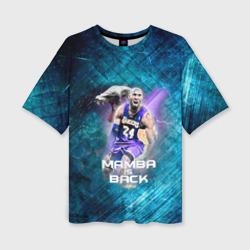 Женская футболка oversize 3D Kobe Bryant - Mamba is back