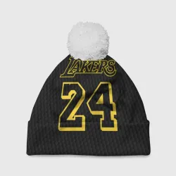 Шапка 3D c помпоном Kobe Bryant