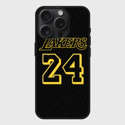 Чехол силиконовый для Apple iPhone 15 Pro матовый Kobe Bryant