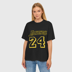 Женская футболка oversize 3D Kobe Bryant - фото 2
