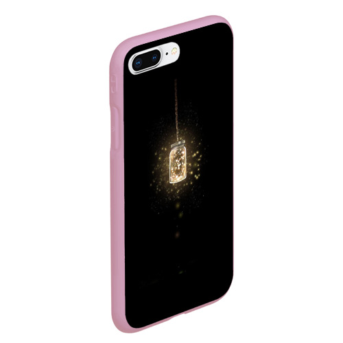 Чехол для iPhone 7Plus/8 Plus матовый с принтом Банка со светлячками, вид сбоку #3