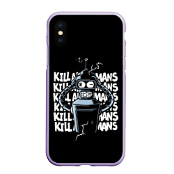 Чехол для iPhone XS Max матовый Futurama. Bender