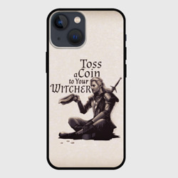 Чехол для iPhone 13 mini Toss a coin to your Witcher