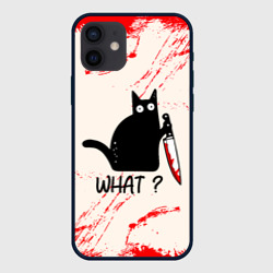 What cat – Чехол для iPhone 12 Mini с принтом купить
