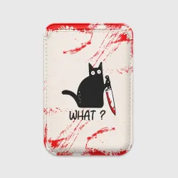 Картхолдер Magsafe магнитный What cat