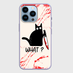What cat – Чехол для iPhone 14 Pro с принтом купить