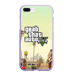 Чехол для iPhone 7Plus/8 Plus матовый GTA 5