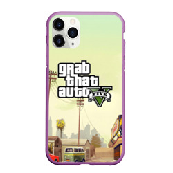 Чехол для iPhone 11 Pro Max матовый GTA 5