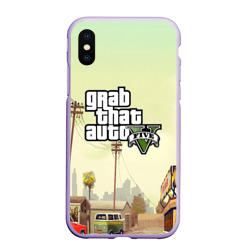 Чехол для iPhone XS Max матовый GTA 5