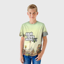 Детская футболка 3D GTA 5 - фото 2