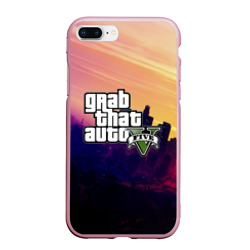 Чехол для iPhone 7Plus/8 Plus матовый GTA 5