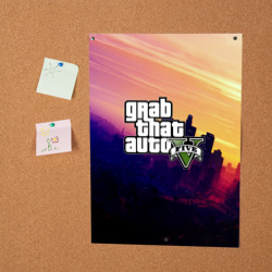 Постер GTA 5 - фото 2