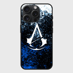 Чехол силиконовый для Apple iPhone 15 Pro матовый Assassin`s Creed