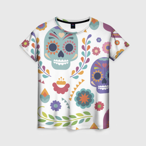 Женская футболка 3D Мексиканские мотивы, цвет 3D печать