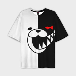 Мужская футболка oversize 3D Monokuma прямоугольники