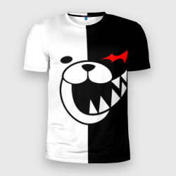 Мужская футболка 3D Slim Monokuma прямоугольники