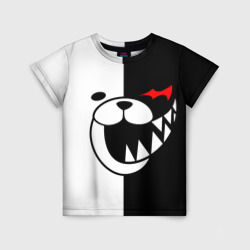 Детская футболка 3D Monokuma прямоугольники