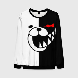 Мужской свитшот 3D Monokuma прямоугольники