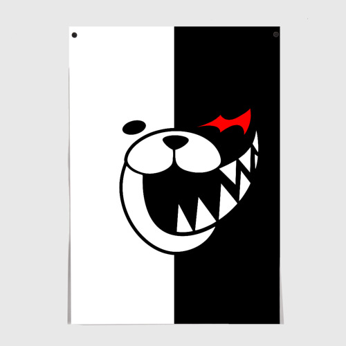 Постер Monokuma прямоугольники