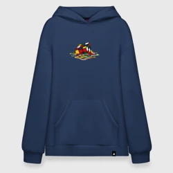 Худи SuperOversize хлопок Кубик Рубика