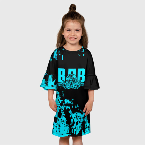 Детское платье 3D ВДВ, цвет 3D печать - фото 4
