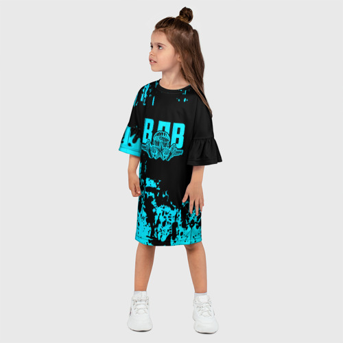 Детское платье 3D ВДВ, цвет 3D печать - фото 3